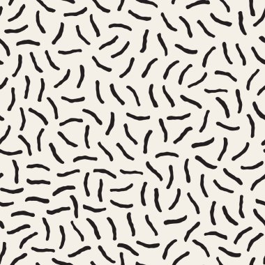 Vektör sorunsuz siyah ve beyaz karmakarışık çizgi deseni