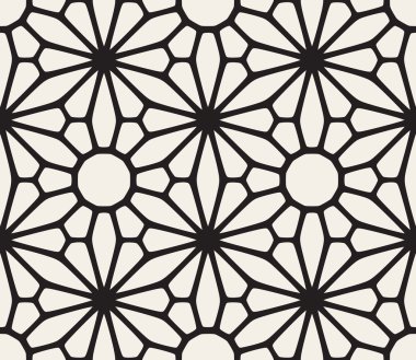 Vektör sorunsuz siyah ve beyaz dantel çiçek modeli