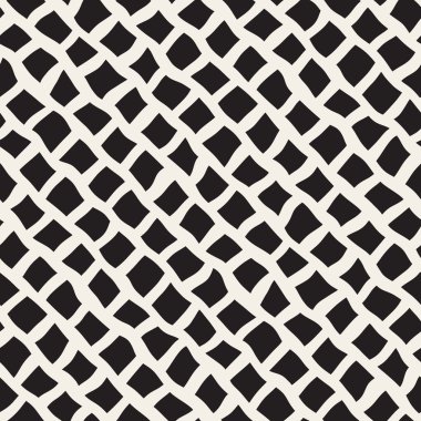 Vektör sorunsuz siyah ve beyaz kaldırım desen bozuk