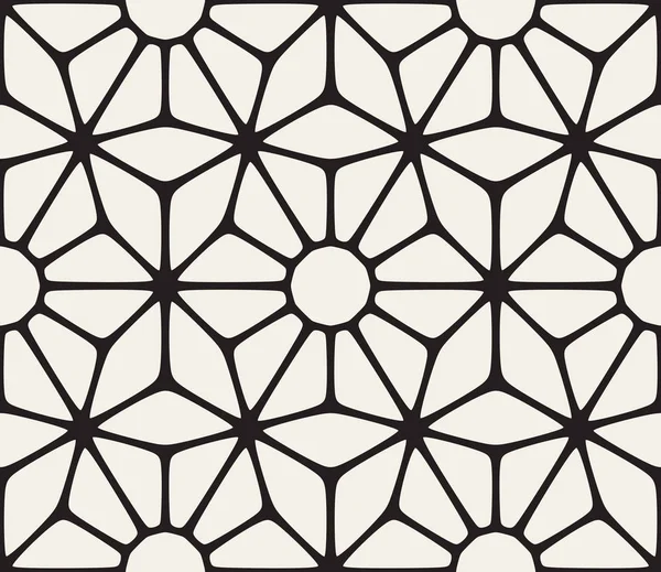 Vektör sorunsuz siyah ve beyaz dantel çiçek modeli