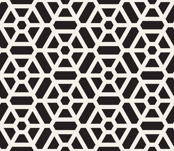 Izgara desen vektör sorunsuz siyah ve beyaz çizgiler