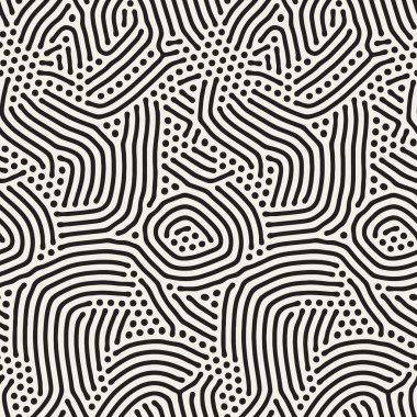 Organik düzensiz yuvarlak hatları