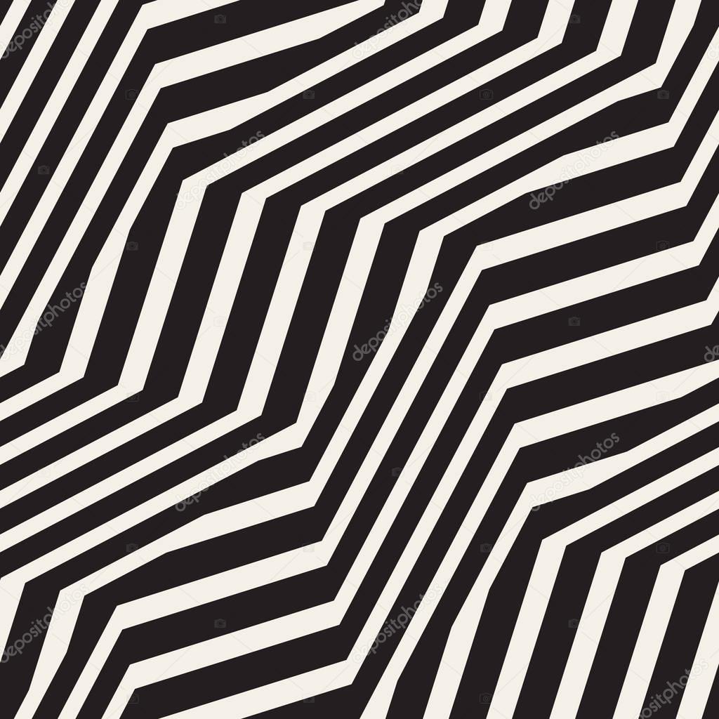 ZigZag Edgy Stripes Optical Illusion Effect Vector ZigZag Edgy Stripes Optical Illusion Effect Vector