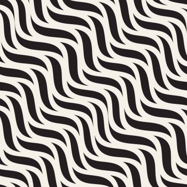Vektör sorunsuz çapraz dalgalı zikzak çizgiler desen