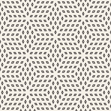 Küp kılavuz döşeme sonsuz şık doku. Vektör sorunsuz siyah-beyaz desen