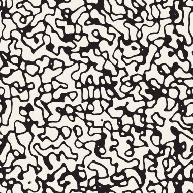 Retro Grungy gürültü doku. Vektör sorunsuz siyah-beyaz desen