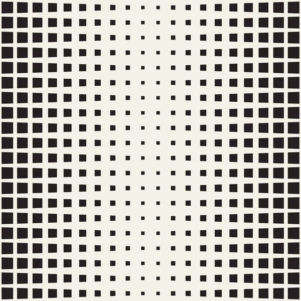 Stijlvolle minimalistische Halftone raster. . Vector naadloze Black and White Pattern — Stockvector