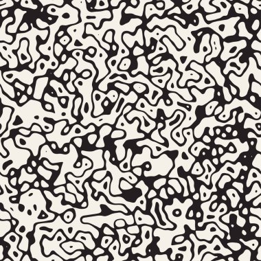 Retro Grungy gürültü doku. Vektör sorunsuz siyah-beyaz desen