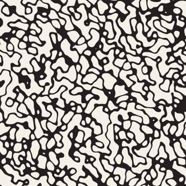 Retro Grungy gürültü doku. Vektör sorunsuz siyah-beyaz desen