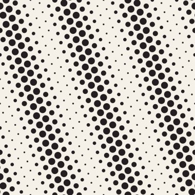 Şık minimalist noktalı kılavuz. Vektör sorunsuz siyah-beyaz desen