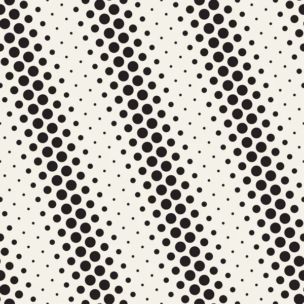 Grille de demi-tons minimaliste élégante. Modèle noir et blanc sans couture vectoriel — Image vectorielle