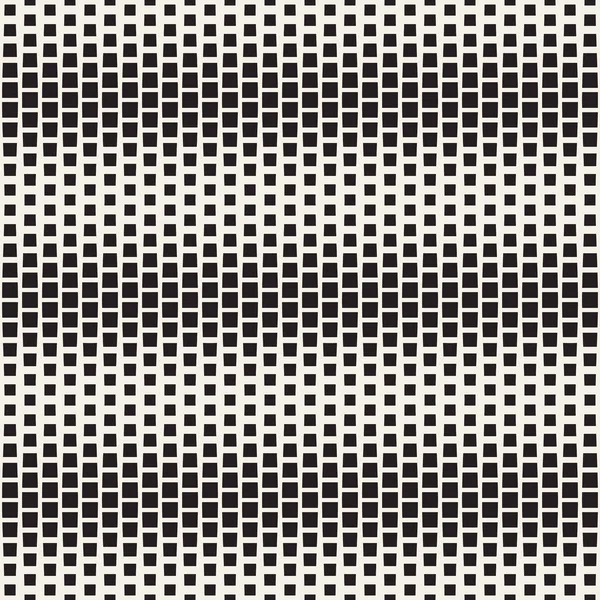 Stylish Minimalistic Halftone Grid. . Vector Seamless Black and White Pattern — Stock Vector