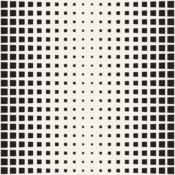 Stijlvolle minimalistische Halftone raster. . Vector naadloze Black and White Pattern — Stockvector