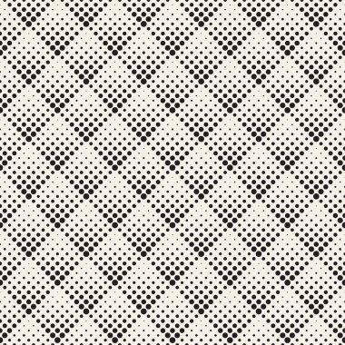 Şık minimalist noktalı kılavuz. Vektör sorunsuz siyah-beyaz desen