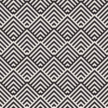 Labirent karışık satırları çağdaş grafik. Vektör sorunsuz siyah-beyaz desen.