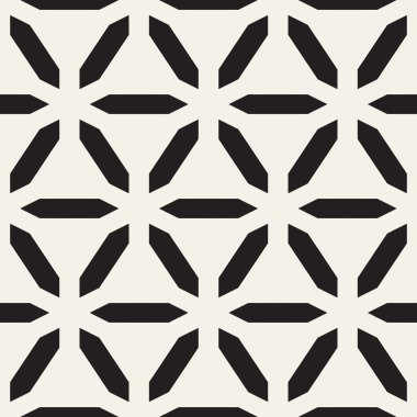 Küp kılavuz döşeme sonsuz şık doku. Vektör sorunsuz siyah-beyaz desen