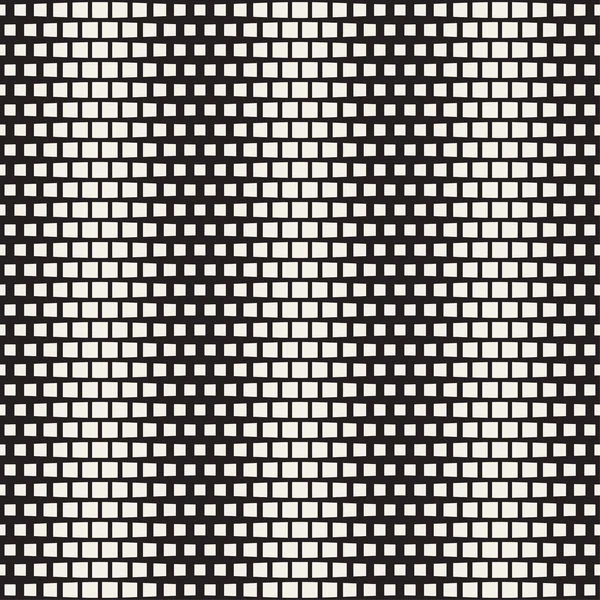 Stijlvolle minimalistische Halftone raster. . Vector naadloze Black and White Pattern — Stockvector