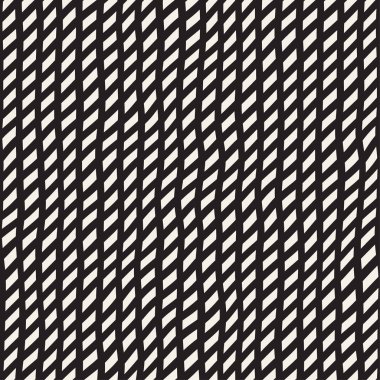 Elle çizilmiş çizgiyi kafes. Vektör sorunsuz siyah-beyaz desen.