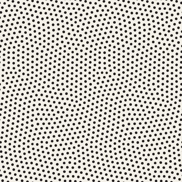 Lignes arrondies irrégulières organiques. Modèle noir et blanc sans couture vectoriel . — Image vectorielle