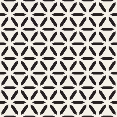 Küp kılavuz döşeme sonsuz şık doku. Vektör sorunsuz siyah-beyaz desen
