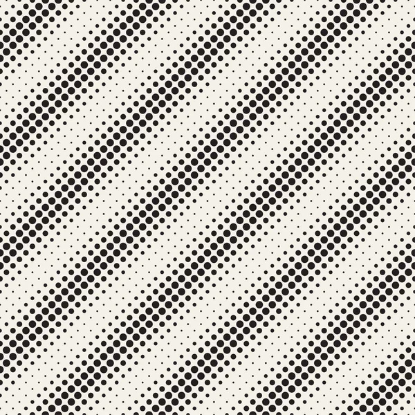 Стильная Минималистическая Сетка Полутонов. Векторный бесшовный черно-белый пластырь — стоковый вектор