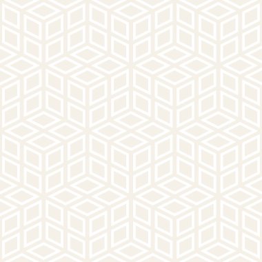 Küp kılavuz döşeme sonsuz şık doku. Vektör sorunsuz siyah-beyaz desen