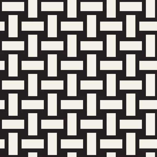 トレンディなモノクロ ツイル織り。黒と白のシームレスなパターン ベクトル. — ストックベクタ