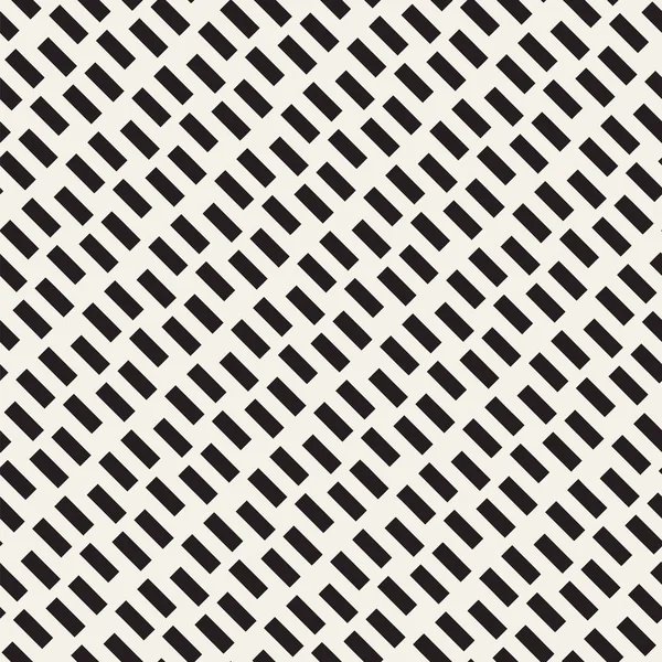 Halftone Edgy Lines Mosaic Textura Elegante sem fim. Padrão preto e branco sem costura vetorial — Vetor de Stock