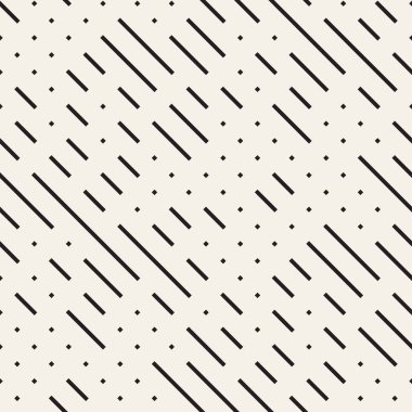 Çağdaş grafik tasarım döşeme düzensiz labirent şekiller. Vektör sorunsuz siyah-beyaz desen