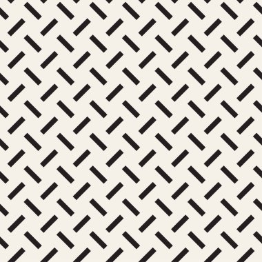 Trendy tek renkli dimi örgü. Vektör sorunsuz siyah-beyaz desen.