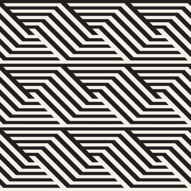 Eğimli çizgiler Modern doku yinelenen. Tek renkli geometrik Seamless Modeli.