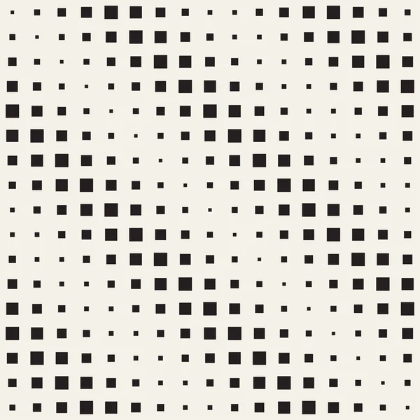 Stijlvolle minimalistische Halftone raster. . Vector naadloze Black and White Pattern — Stockvector