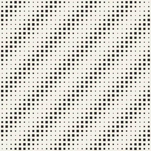 Stylisches minimalistisches Halbtongitter. . Vektor nahtloses Schwarz-Weiß-Muster — Stockvektor