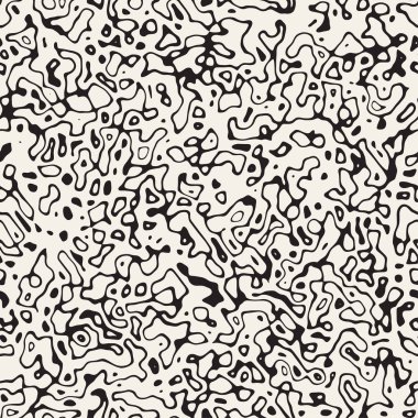 Retro Grungy gürültü doku. Vektör sorunsuz siyah-beyaz desen