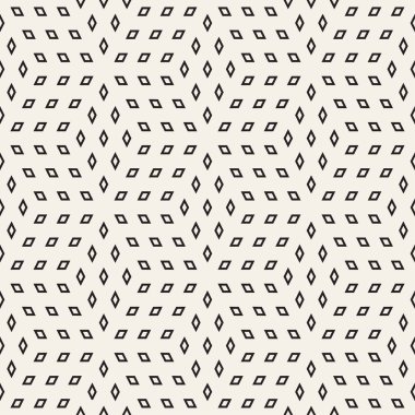 Küp kılavuz döşeme sonsuz şık doku. Vektör sorunsuz siyah-beyaz desen