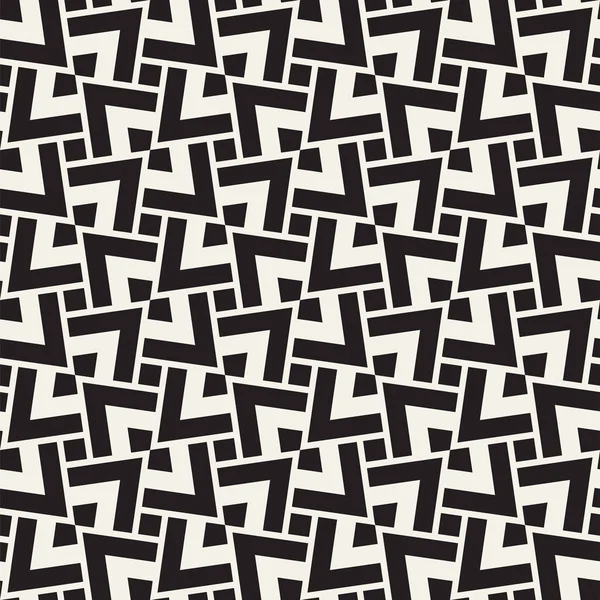Modèle Abstrait Sans Couture Dessiné Main Noir Blanc Grunge Rétro — Image vectorielle