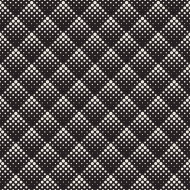 Şık minimalist noktalı kılavuz. Vektör sorunsuz siyah-beyaz desen