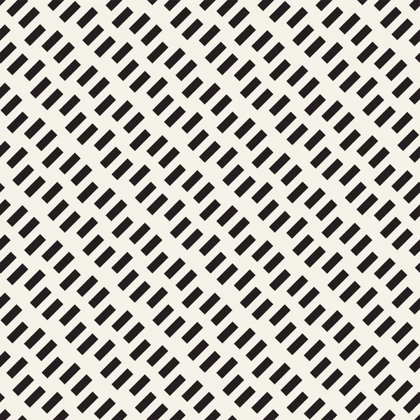 Halftone Edgy Lines Mosaic Textura Elegante sem fim. Padrão preto e branco sem costura vetorial — Vetor de Stock