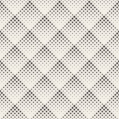 Şık minimalist noktalı kılavuz. Vektör sorunsuz siyah-beyaz desen