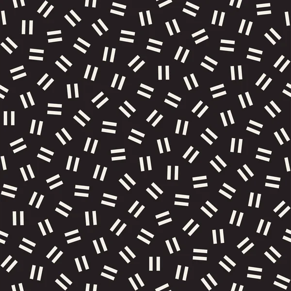 기하학적 흩어져 모양입니다. 원활한 흑백 패턴 벡터 — 스톡 벡터
