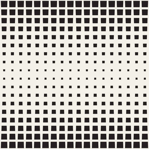 Stijlvolle minimalistische Halftone raster. . Vector naadloze Black and White Pattern — Stockvector