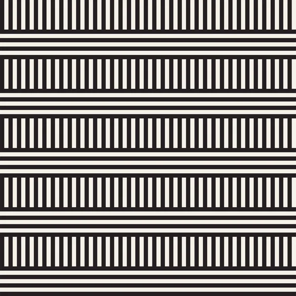 手描画スタイル抽象的なシームレスのパターンで黒と白の レトロなグランジ フリーハンド ギザギザ テクスチャ — ストックベクタ