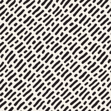 Arka arka plan ile yuvarlak fırça darbeleri. Doodle vektör Seamless Modeli.