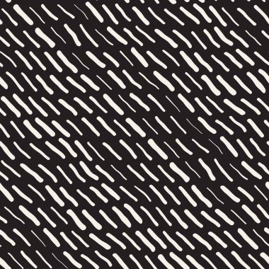 Arka arka plan ile yuvarlak fırça darbeleri. Doodle vektör Seamless Modeli.