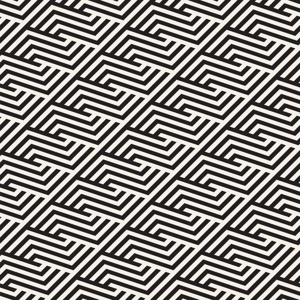 Repeating Slanted Stripes Modern Texture. Patrón geométrico monocromo sin costura . — Archivo Imágenes Vectoriales