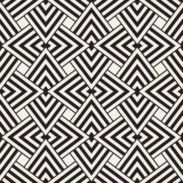 Geometrik süsleme ile çizgili edikula. Vektör Dikişsiz tek renkli desen