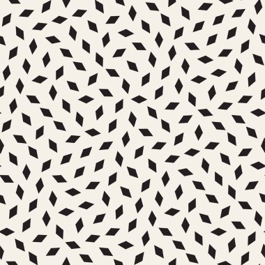 Modaya uygun doku dağınık geometrik şekiller ile. Vektör Seamless Modeli.