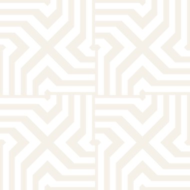 Geometrik yinelenen döşeme çizgili. Vektör Dikişsiz tek renkli ince desen