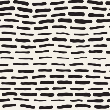 Arka arka plan ile yuvarlak fırça darbeleri. Doodle vektör Seamless Modeli.