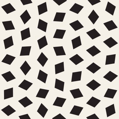 Modaya uygun doku dağınık geometrik şekiller ile. Vektör Seamless Modeli.